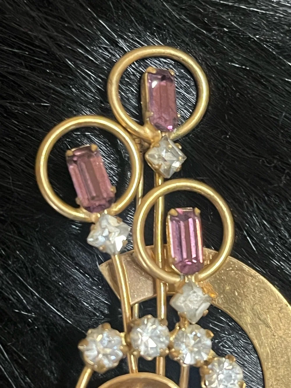 Vintage Rhinestone Brooch
